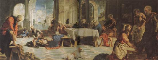 Jacopo Robusti Tintoretto The Washing of the Feet oil painting image